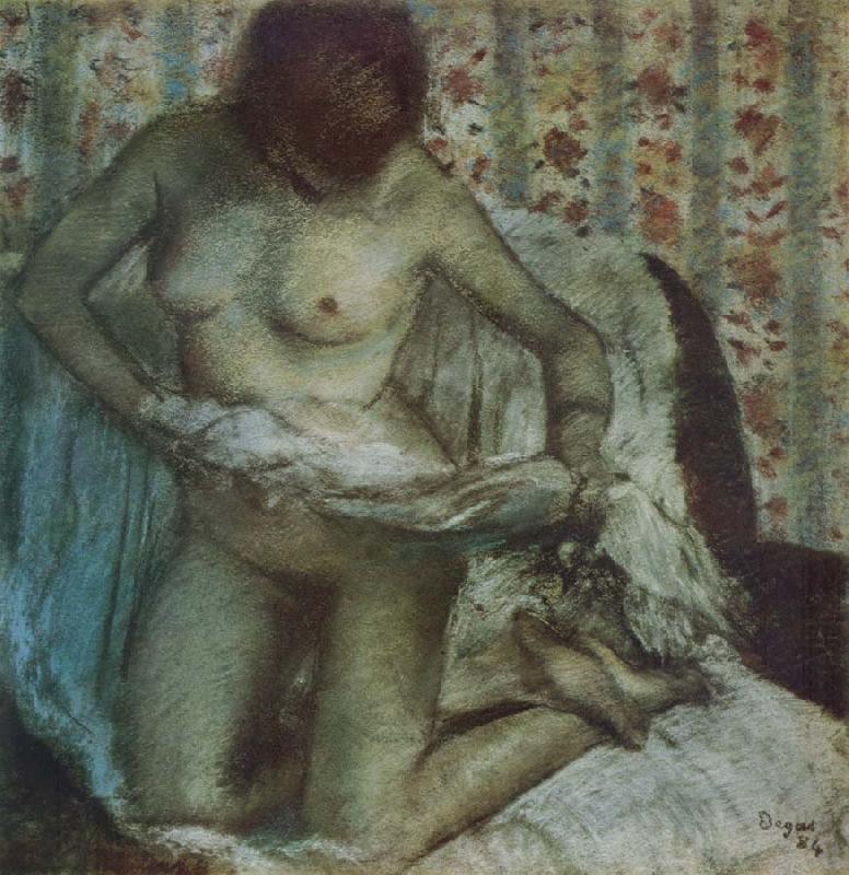 Edgar Degas After the Bath oil painting picture